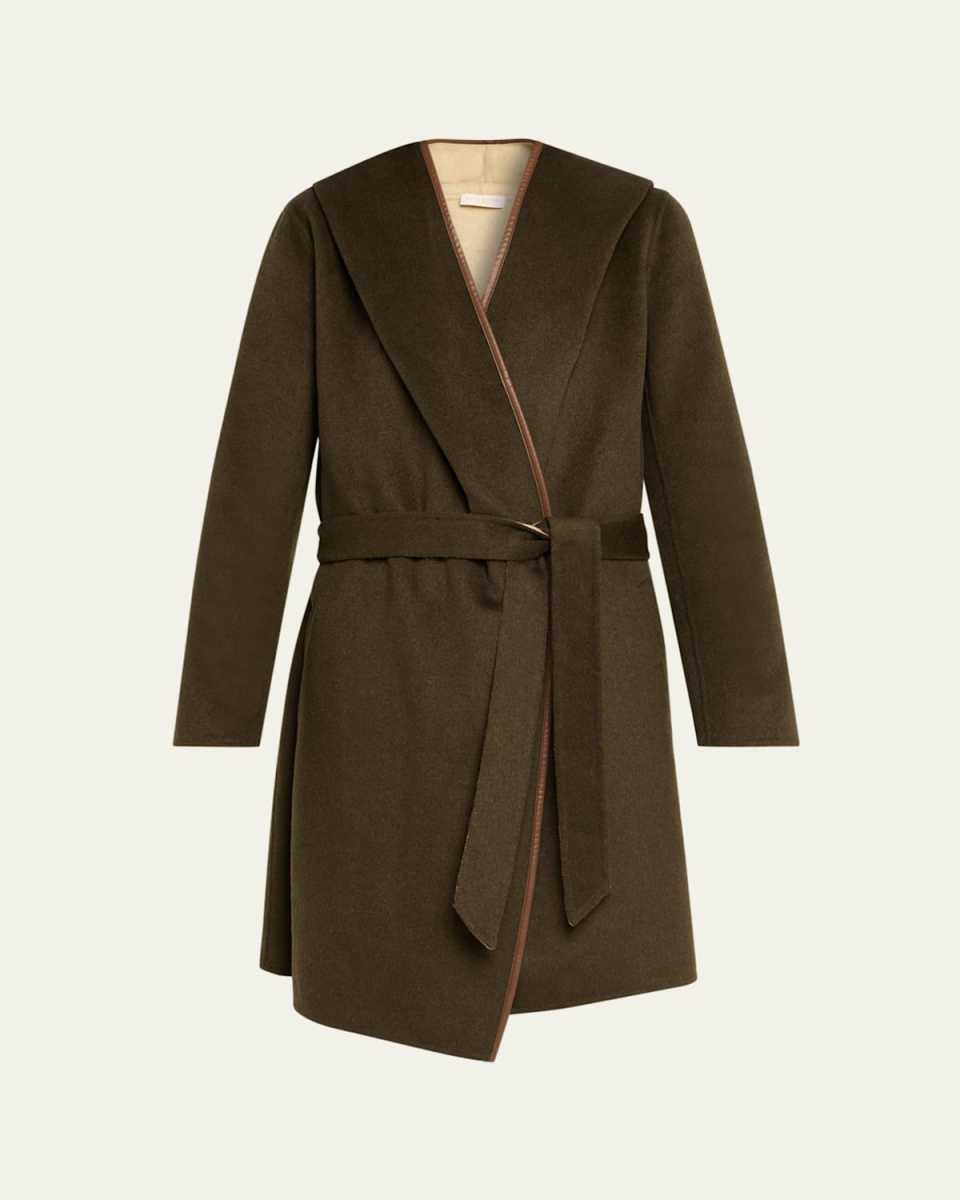 Joan Cashmere-Blend Wrap Coat